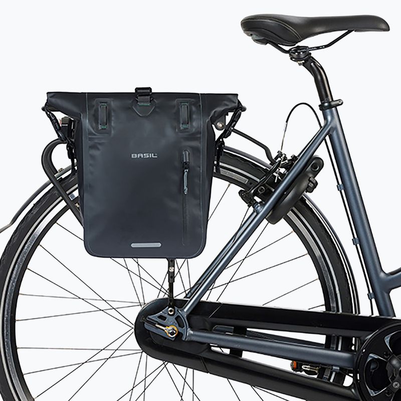 Borsa da bici Basil Rivo M Single Bag MIK Hooks 12-15 l black 5