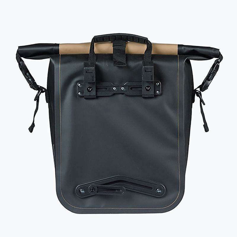 Borsa da bici Basil Rivo M Single Bag MIK Hooks 12-15 l sand/black 4