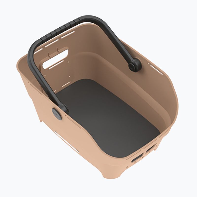 Cestino posteriore per bicicletta Basil Cento Neo MIK sand 2