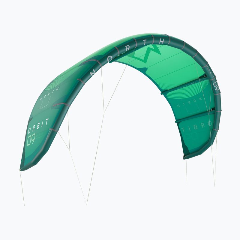 North Kiteboarding kite Orbit verde marino 2