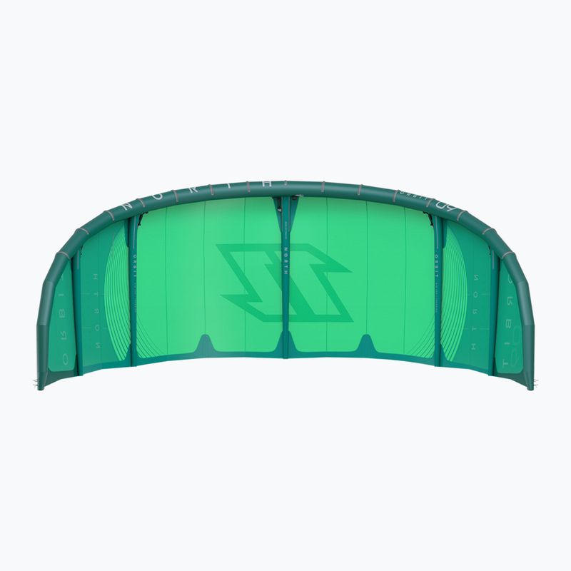 North Kiteboarding kite Orbit verde marino 6