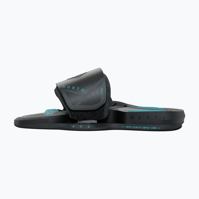 North Kiteboarding Flex Bindings pads and straps nero 5