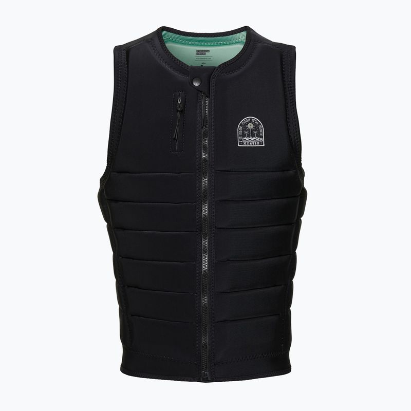 Gilet Mystic Check Out Wake nero