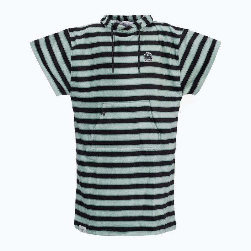 Mystic Poncho Velours AOP grigio/nero