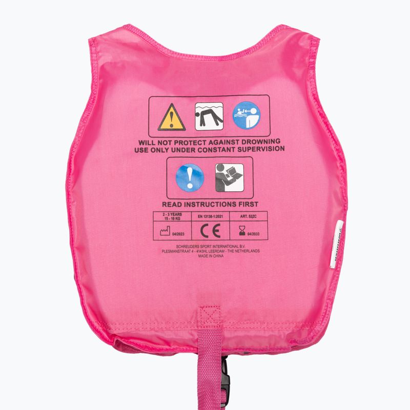 Waimea gilet da bagno per bambini Rosa fenicottero 7