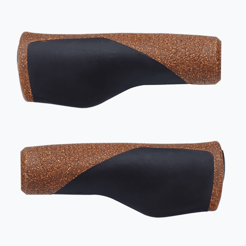 Manopole per manubrio BBB Cycling Mamba in sughero/nero 2