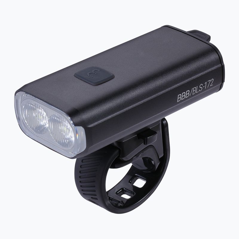 BBB Cycling StrikeDuo 1600 luce anteriore nera per bicicletta