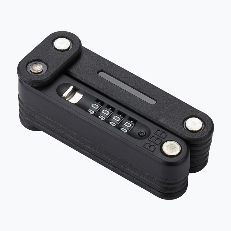BBB Cycling CodeFold lucchetto nero per bicicletta 4