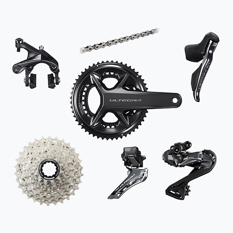 Gruppo accessori Shimano R8100 Ultegra Di2 freni a disco 170mm/52x36T/11-30