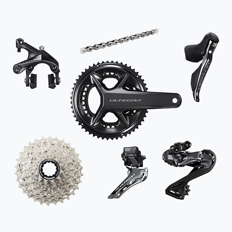 Gruppo accessori Shimano R8100 Ultegra Di2 DM freni a disco 172.5mm/52x36T/11-34
