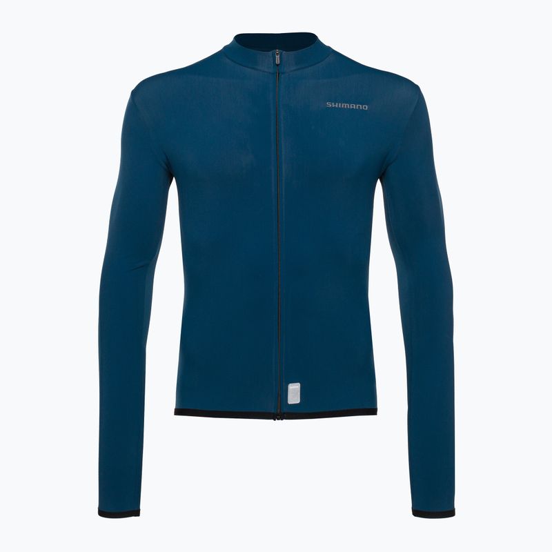 Maglia termica Shimano Vertex da uomo Felpa da ciclismo oceano profondo