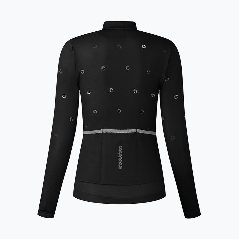 Felpa ciclismo donna Shimano Kaede Printed Jersey nero 2