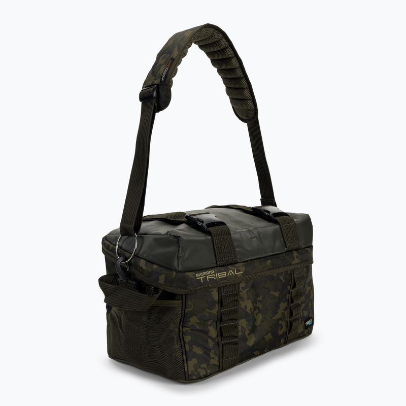 Shimano Tribal Trench Gear Cooler Borsa porta esche verde