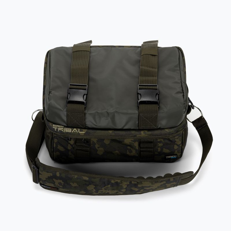 Shimano Tribal Trench Gear Cooler Borsa porta esche verde 5