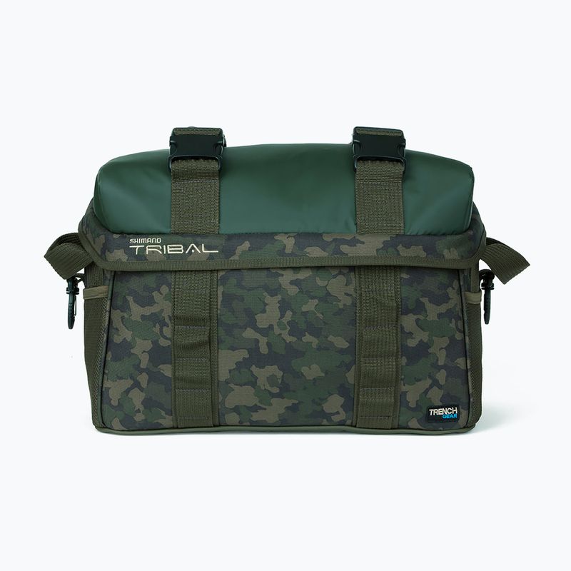 Shimano Tribal Trench Gear Cooler Borsa porta esche verde 7