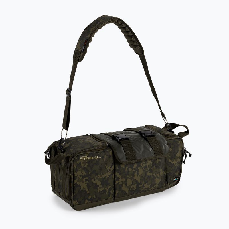 Borsa da pesca Shimano Tribal Trench Gear verde