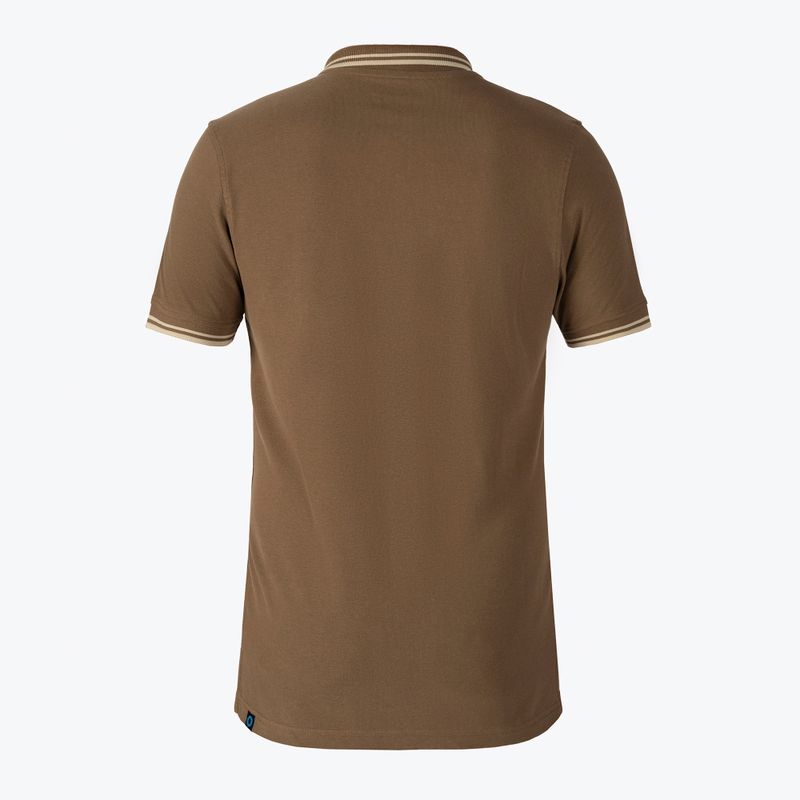 Polo Shimano Tribal marrone 2