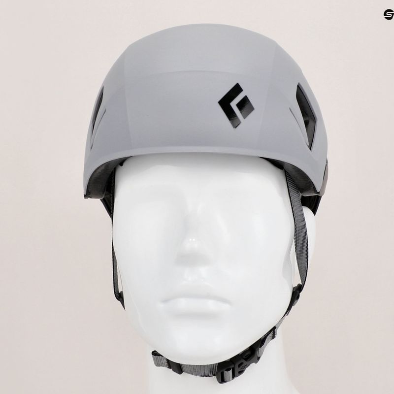 Casco da arrampicata Black Diamond Capitan peltro/nero 12