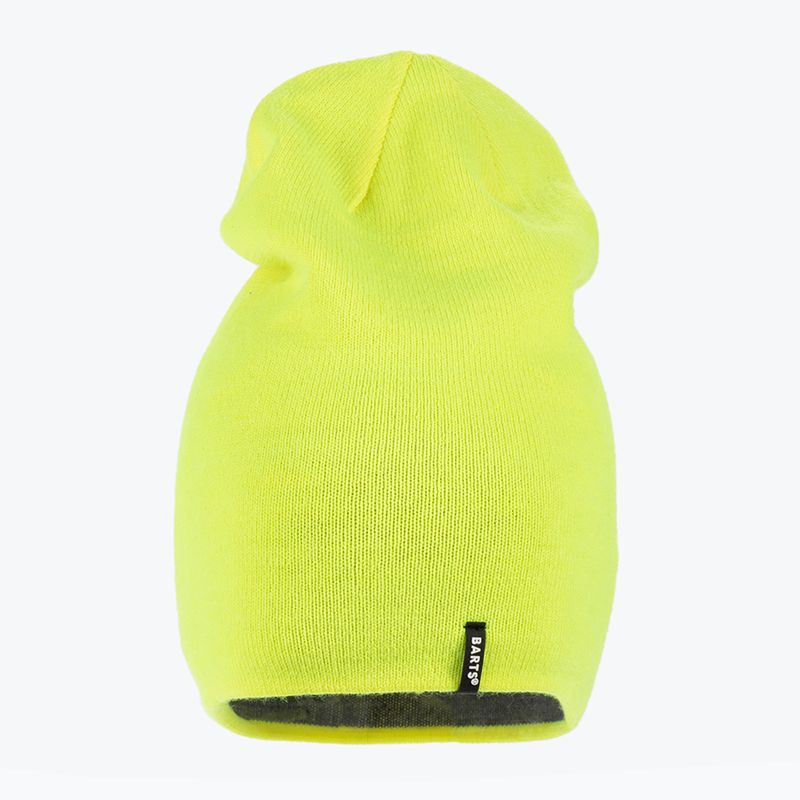 Berretto invernale BARTS per bambini Eclipse giallo fluo 2
