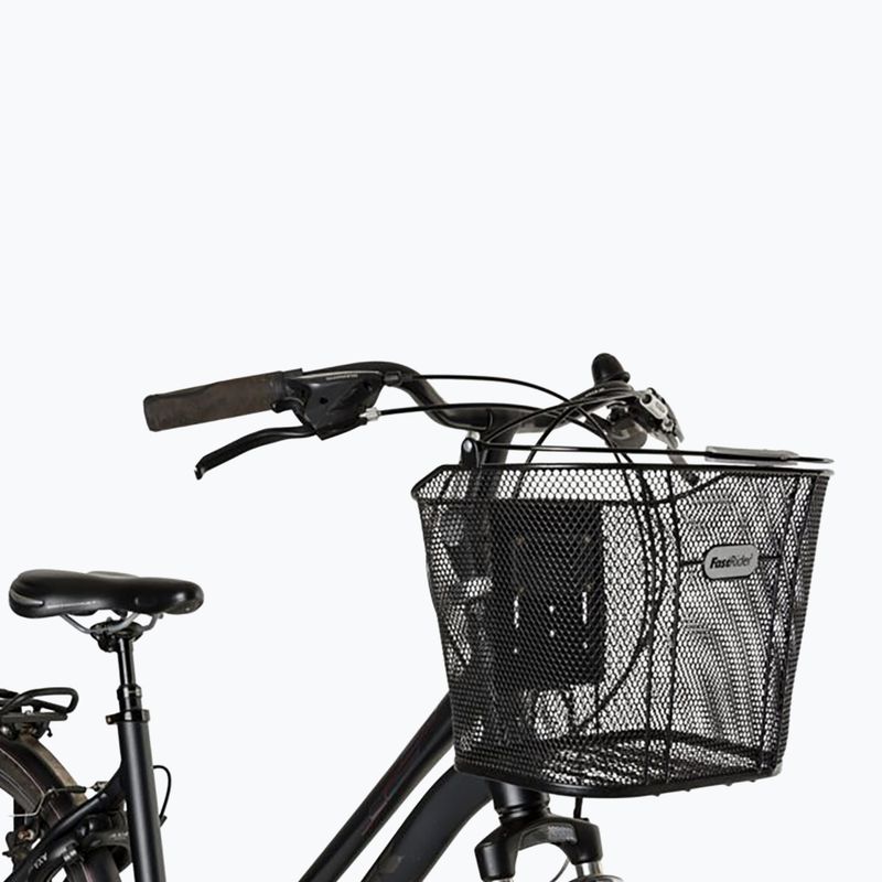 FastRider Beemster Cestino anteriore per bicicletta Fast Lock 15 l nero 3