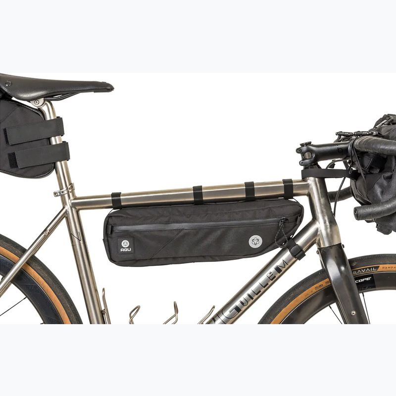 AGU Venture Borsa per bicicletta con telaio a tubo S 3 l nebbia riflettente 2