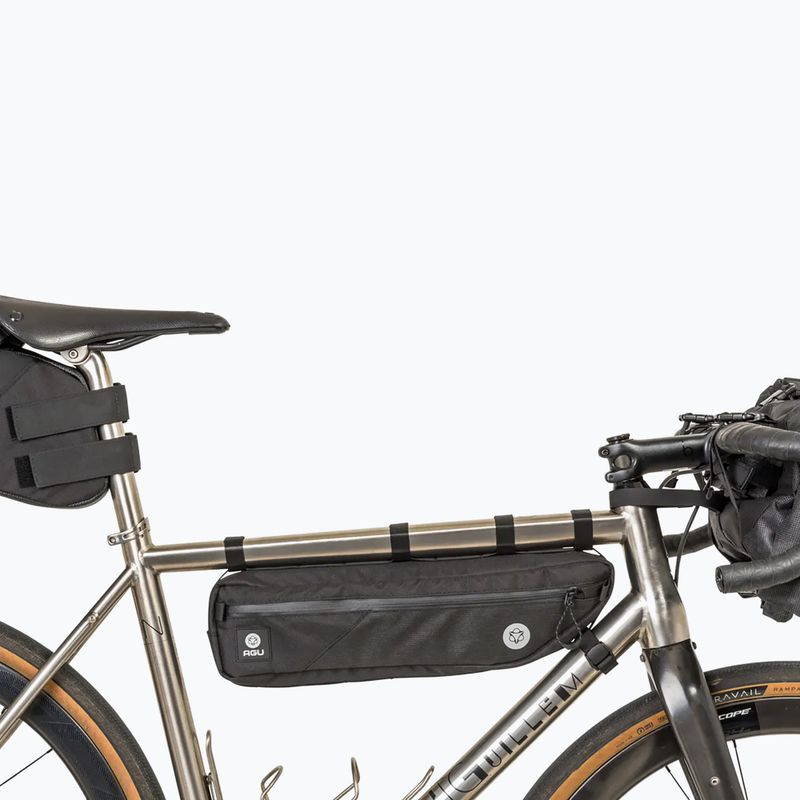 AGU Venture Borsa per bicicletta con telaio a tubo L 5,5 l nebbia riflettente 2