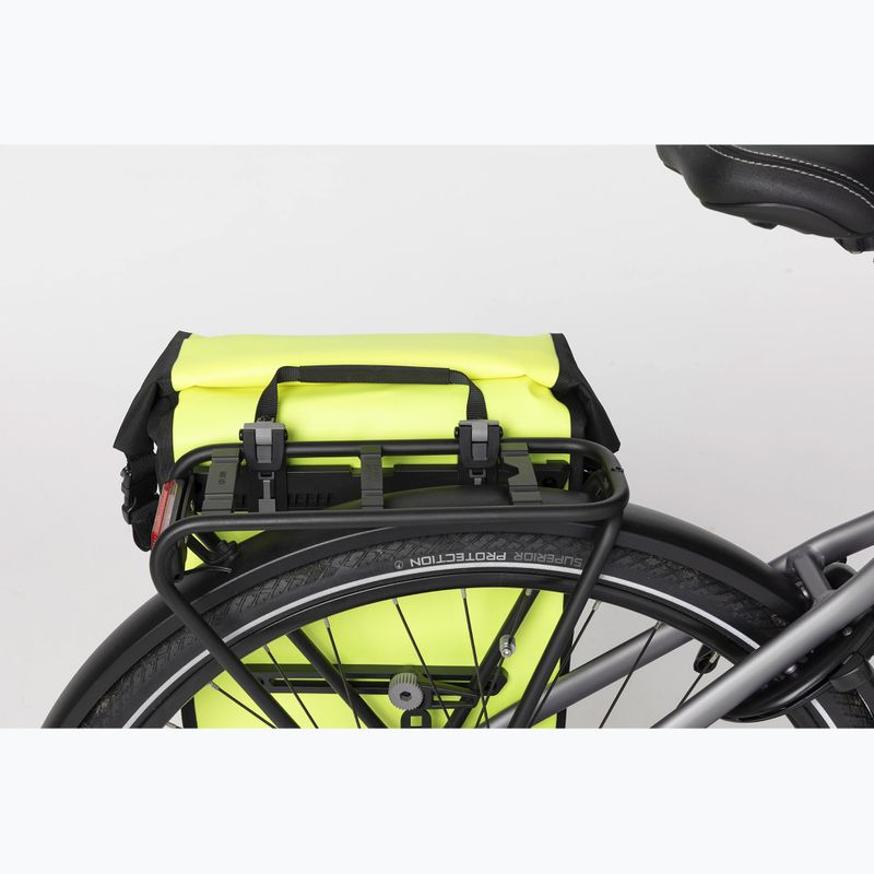 AGU Clean Borsa da bicicletta singola M 17 l giallo neon 6