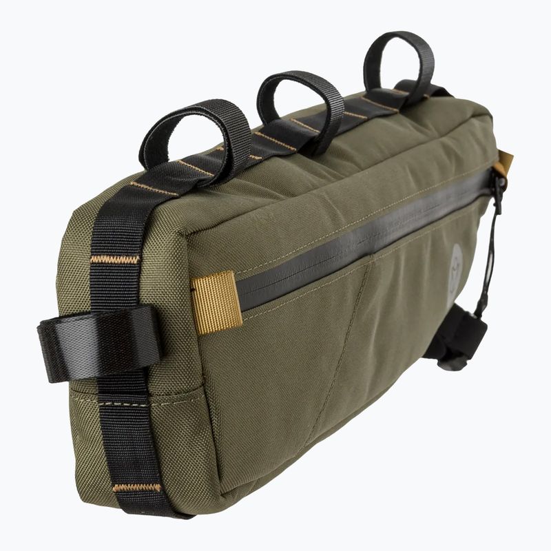 AGU Venture Borsa per bicicletta con telaio a tubo S 3 l verde militare 5