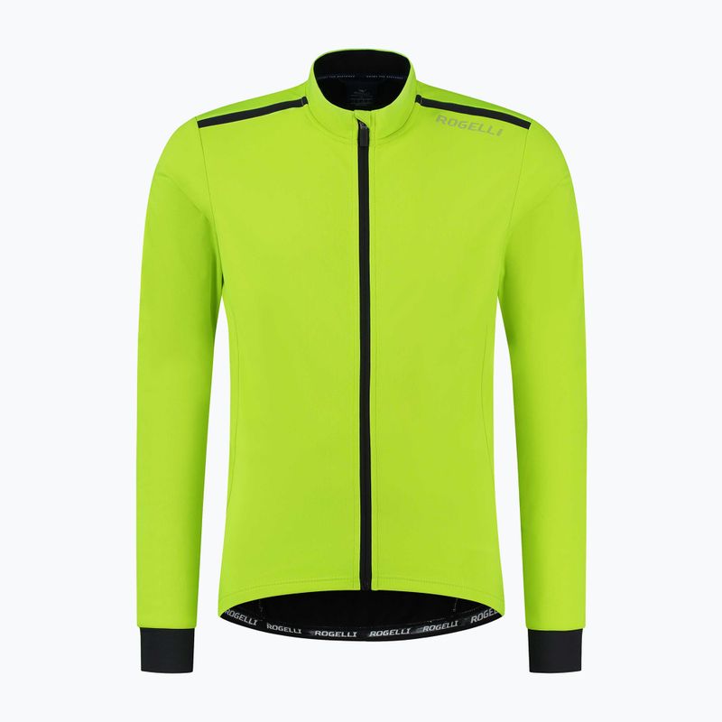 Giacca da ciclismo uomo Rogelli Pesaro 2.0 fluorescent yellow/black 4