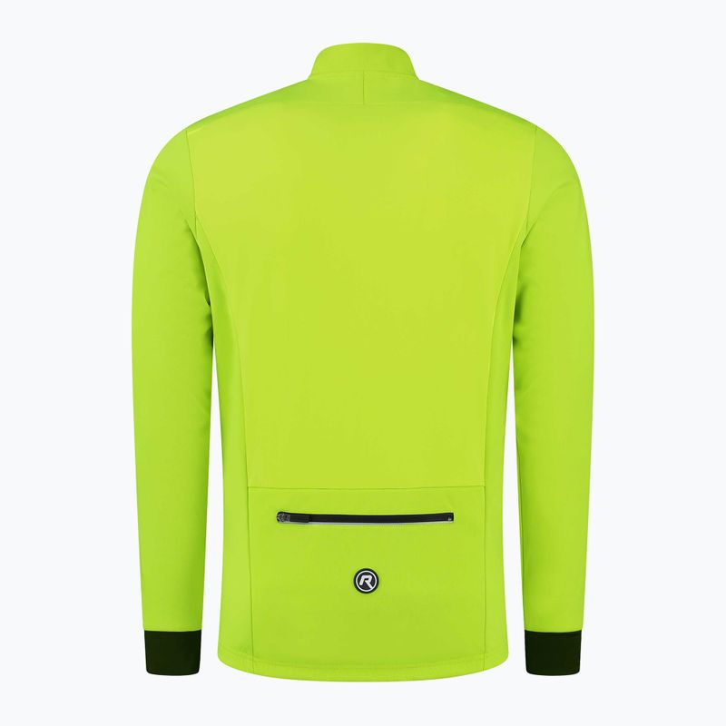 Giacca da ciclismo uomo Rogelli Pesaro 2.0 fluorescent yellow/black 5
