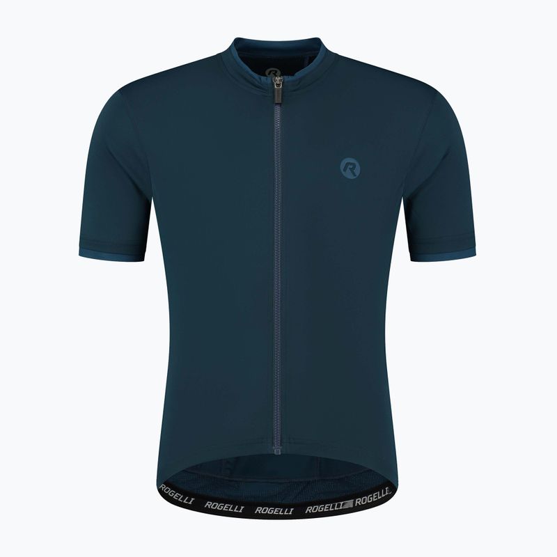 Maglia da ciclismo Rogelli Essential blu da uomo 3