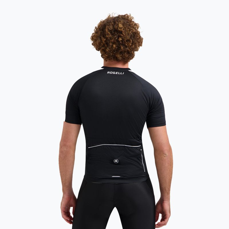 Maglia da ciclismo Rogelli Explore uomo nero / bianco 2