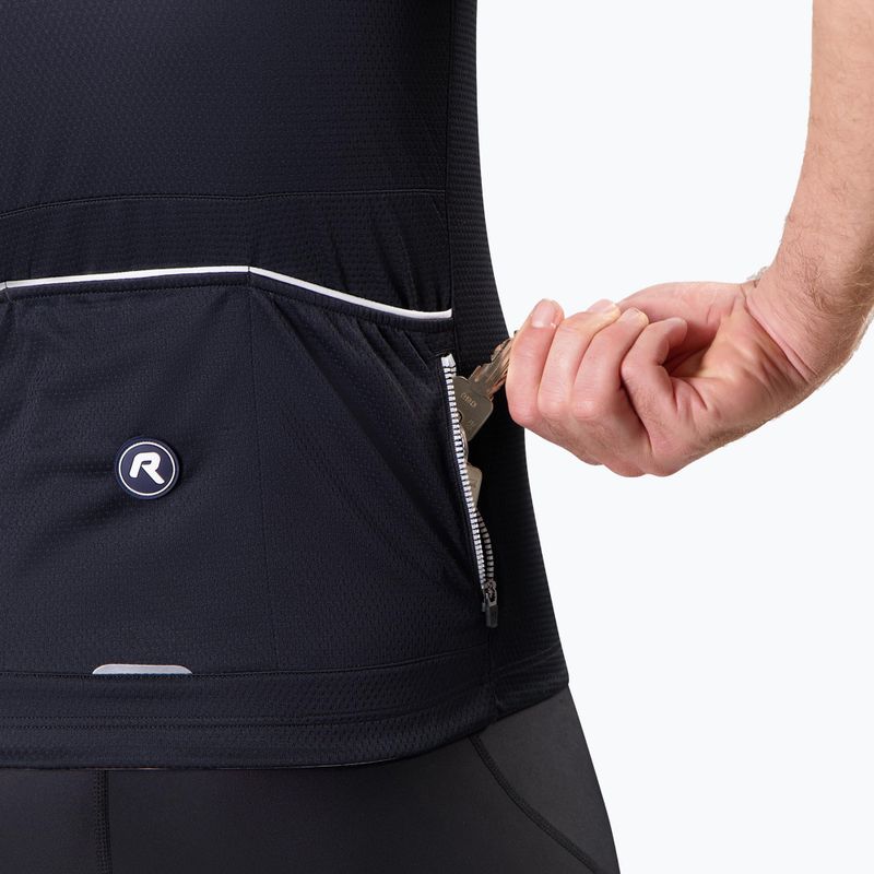 Maglia da ciclismo Rogelli Explore uomo nero / bianco 5