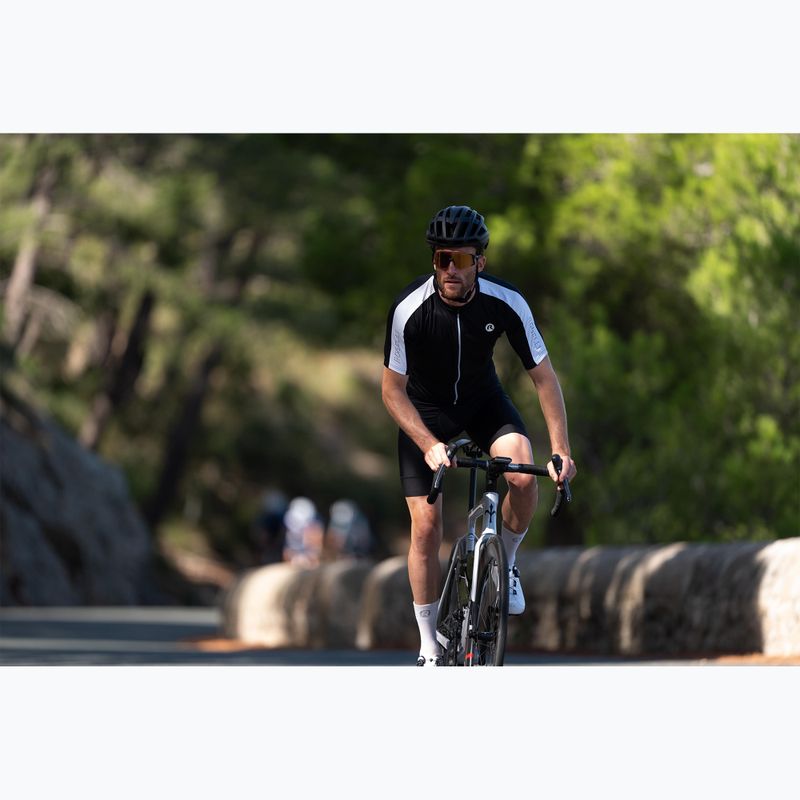 Maglia da ciclismo Rogelli Explore uomo nero / bianco 9