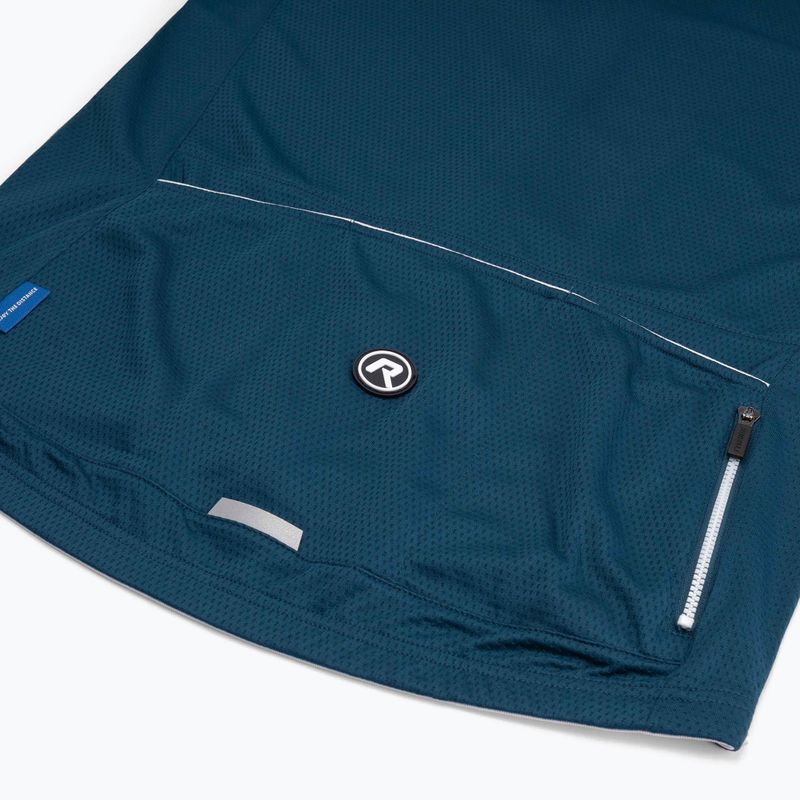 Maglia da ciclismo Rogelli Explore blu/bianca da uomo 5