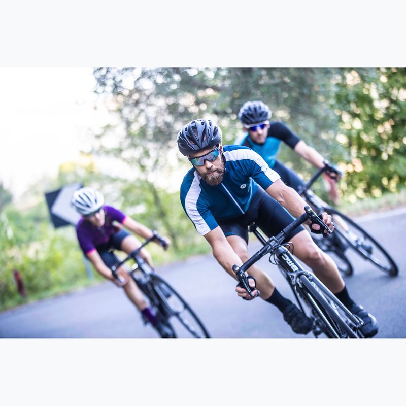 Maglia da ciclismo Rogelli Explore blu/bianca da uomo 8