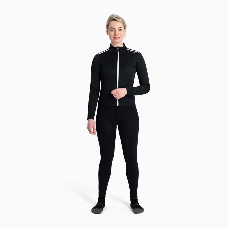 Giacca da ciclismo donna Rogelli Pesara Winter W black/white 2