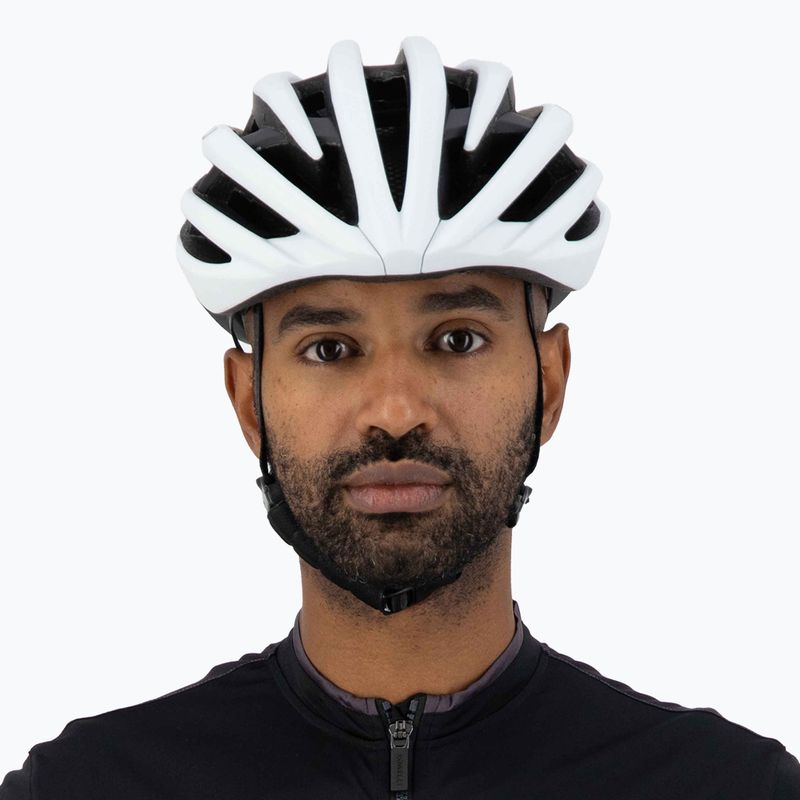 Casco da bicicletta Rogelli Tecta bianco/nero 3