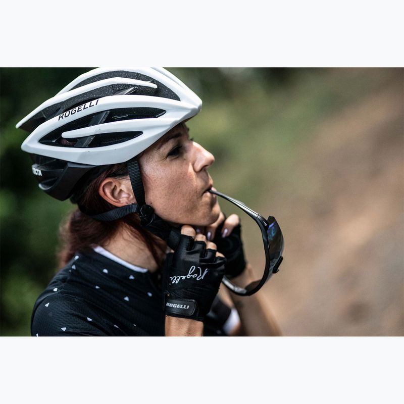 Casco da bicicletta Rogelli Tecta bianco/nero 9