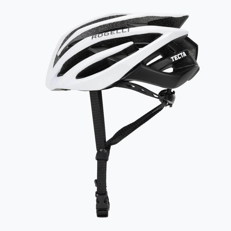 Casco da bicicletta Rogelli Tecta bianco/nero 3