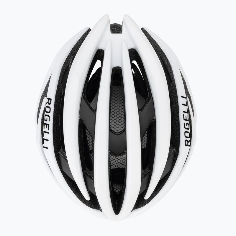 Casco da bicicletta Rogelli Tecta bianco/nero 6