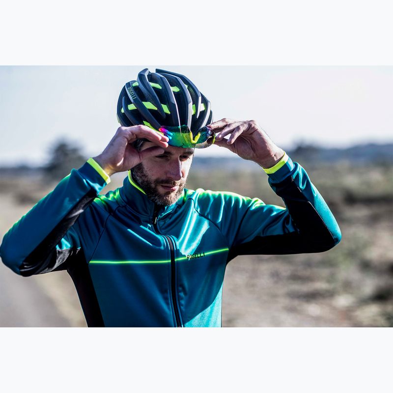 Casco da bici Rogelli Tecta nero/fluor 12