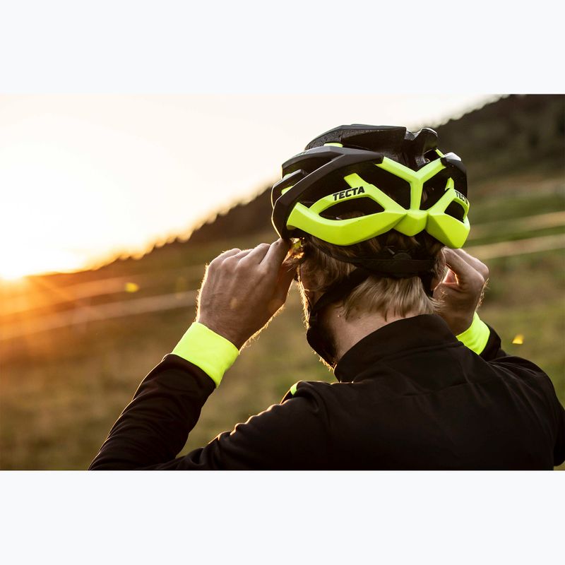 Casco da bici Rogelli Tecta nero/fluor 15