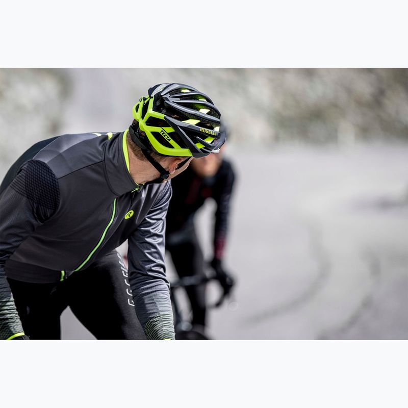 Casco da bici Rogelli Tecta nero/fluor 16