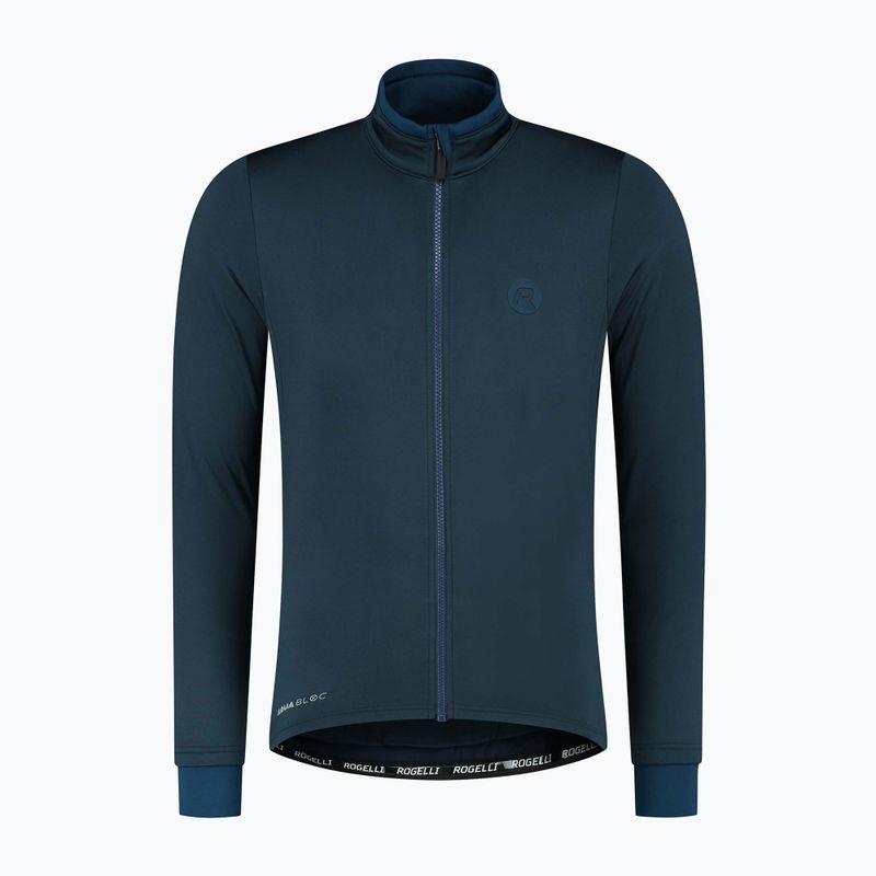 Maniche lunghe ciclismo uomo Rogelli Essential blu 4