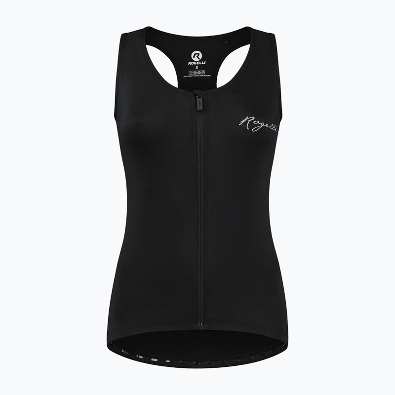 Canotta ciclismo donna Rogelli Abbey Tank Top nero 3