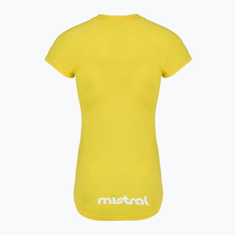 Maglietta da bagno donna Mistral Miami Lycra giallo 5