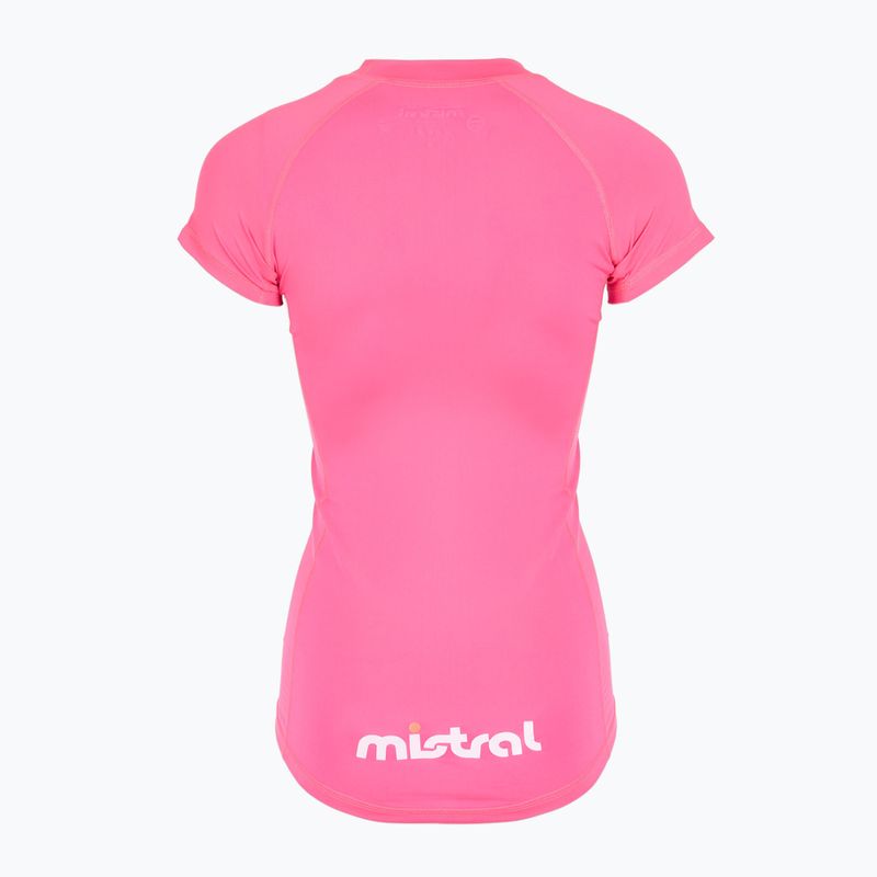 Maglietta da bagno donna Mistral Miami Lycra rosa farina 5