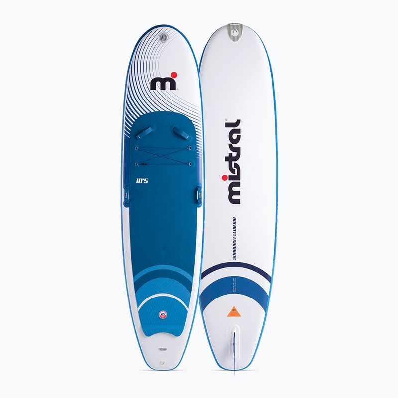 SUP Mistral Sunburst Club Air 10'5 tavola blu/bianca 2