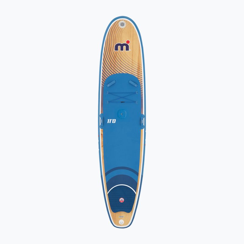 SUP Mistral Sunburst Air 11'0 Legno tavola blu/bianco 3